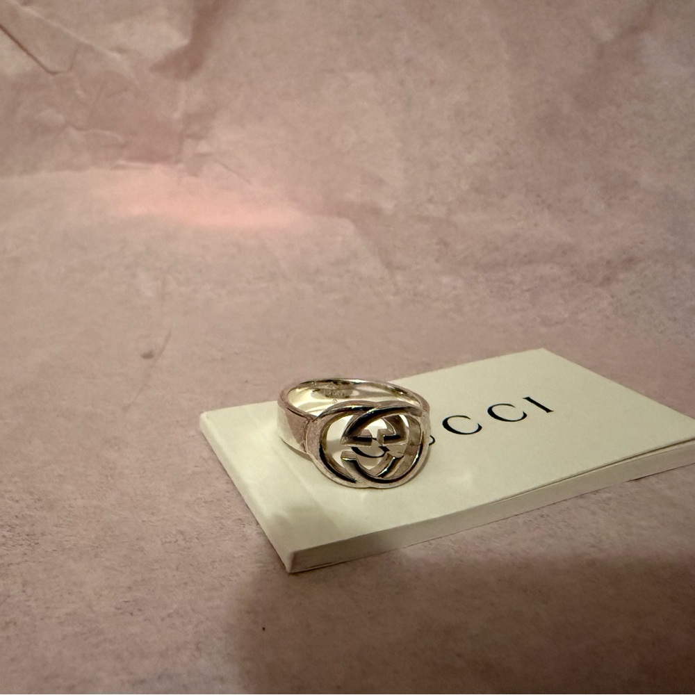 Gucci sterling silver ring size 6 - Picture 6 of 6